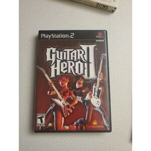 Guitar Hero II PS2‎ PlayStation 2 Video Game with Manual Case TESTED